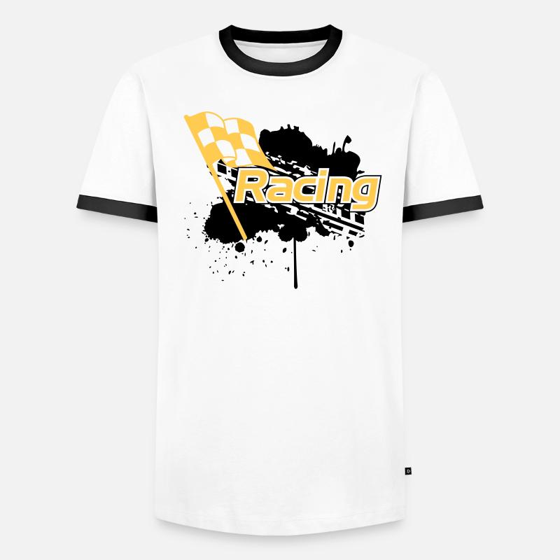 Racing Männer Kontrast-T-Shirt