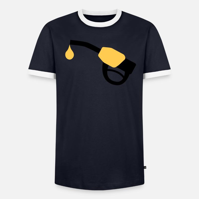 Zapfhahn Männer Kontrast-T-Shirt