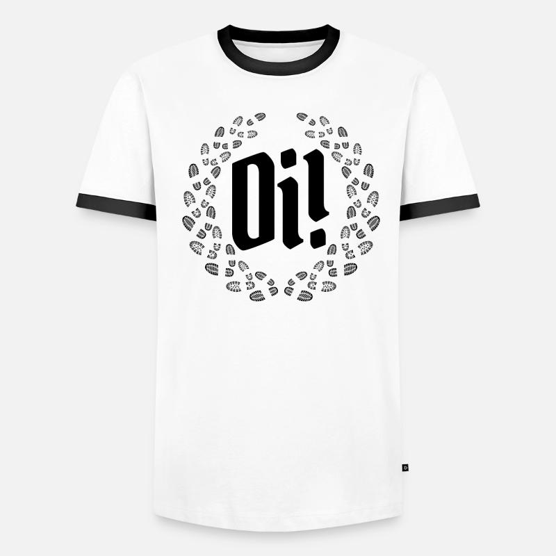 Oi! Oi! Oi! T-shirt contrasté Homme