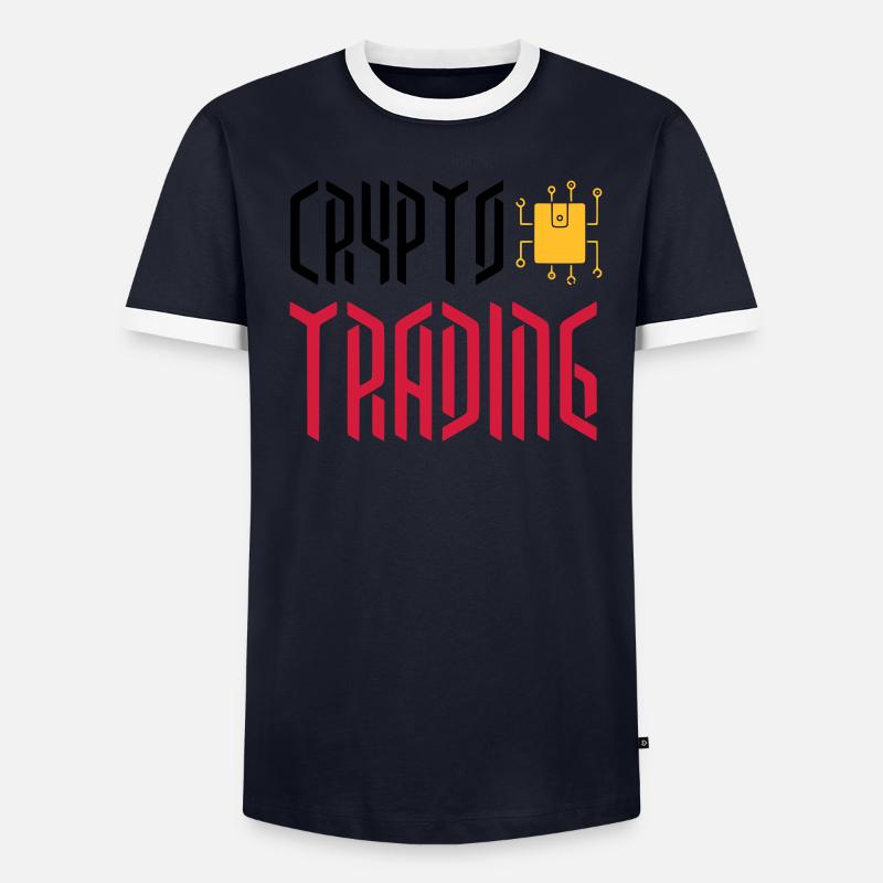 CRYPTOCURRENCIES / CRYPTOS / CRYPTOLOGY TRADING Men's Ringer Shirt