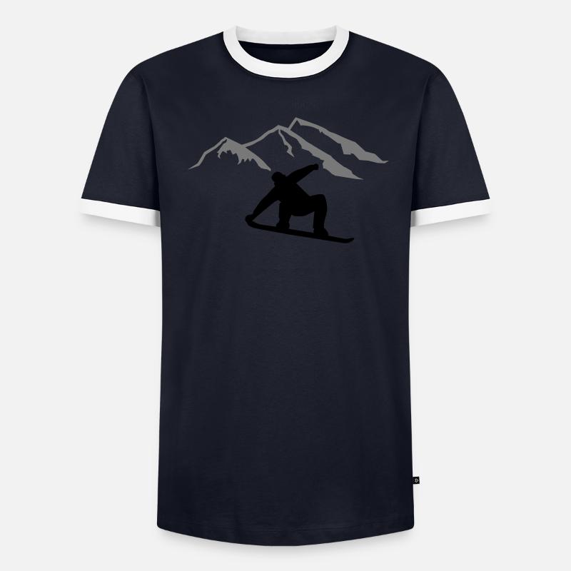 Snowboard T-shirt contrasté Homme