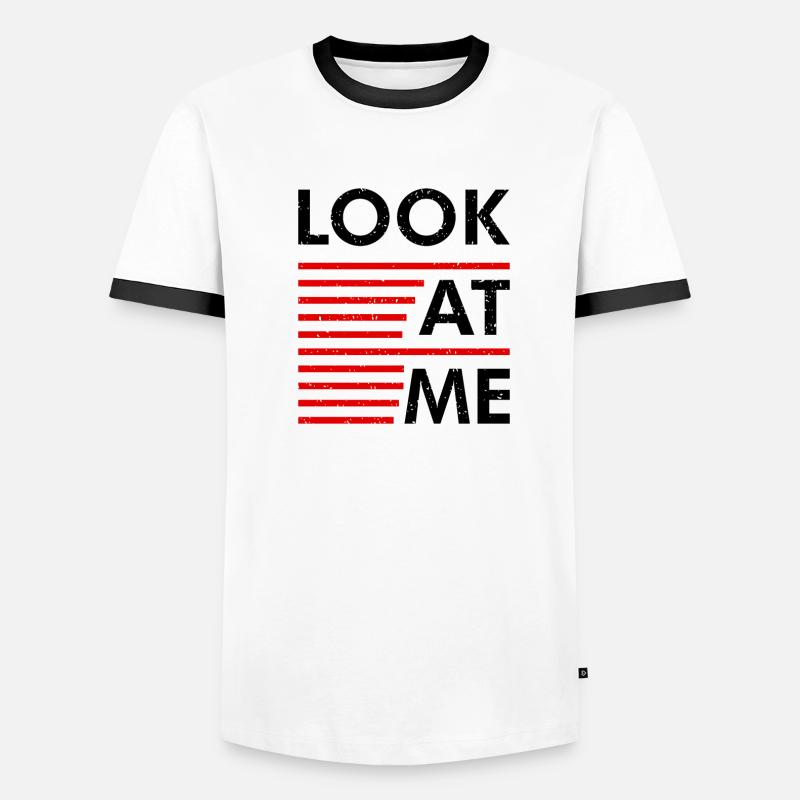 Déclaration Regardez-moi T-shirt contrasté Homme