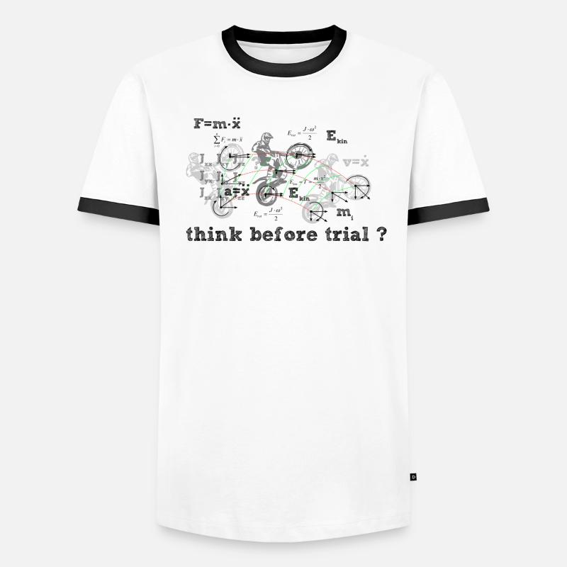 Think before trial? Men's Ringer Shirt