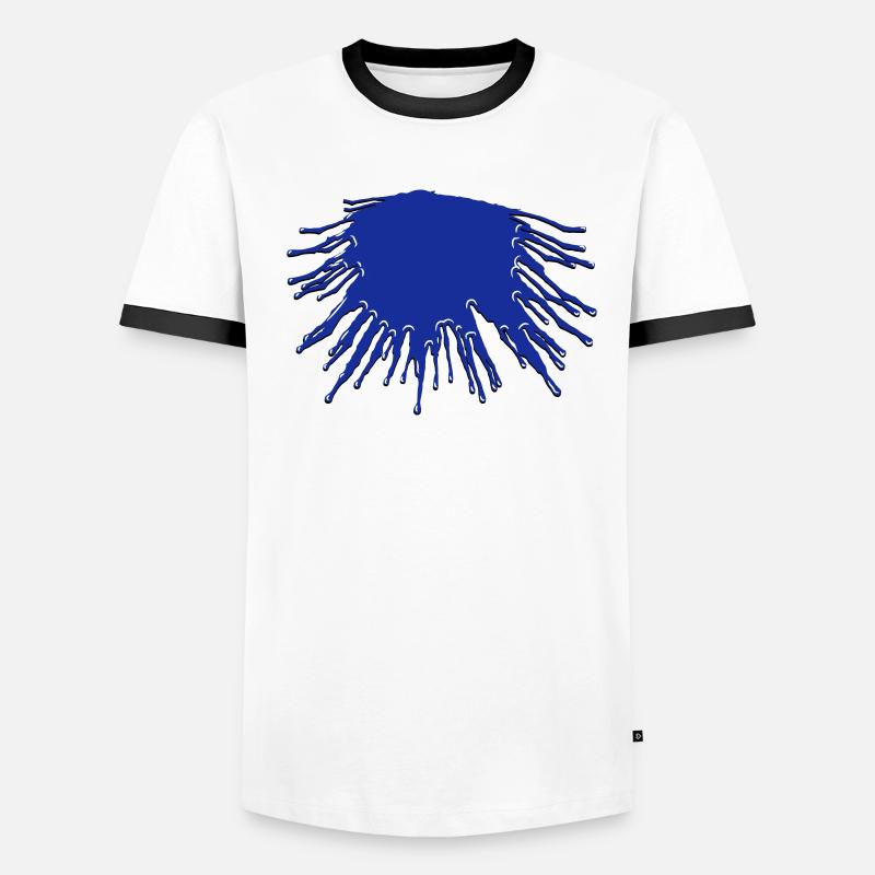Blob drip stain Men's Ringer Shirt