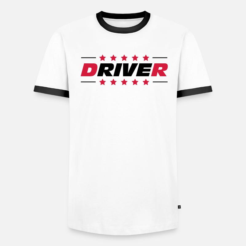 Pilot / Car / Plane / Driver / Pilote / Biker Men's Ringer Shirt
