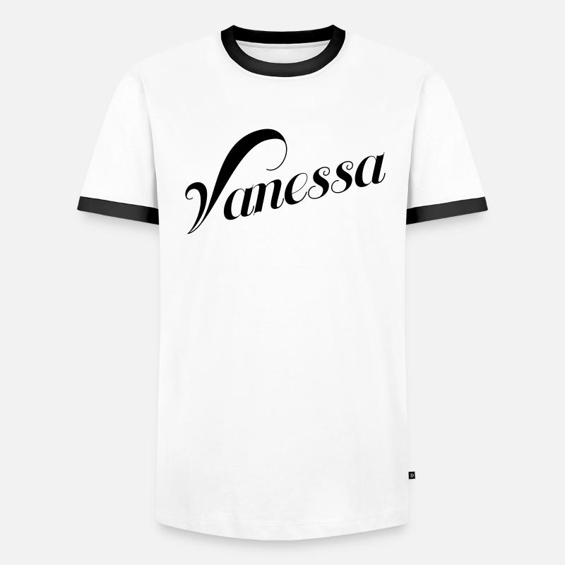 Vanessa Männer Kontrast-T-Shirt