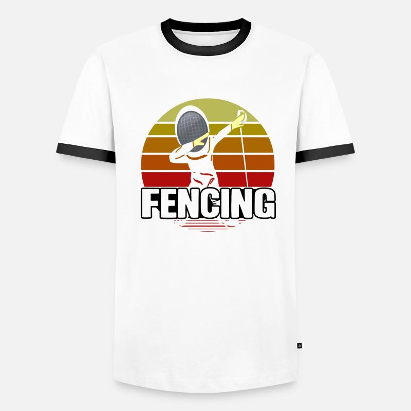 fencing Men's Ringer Shirt