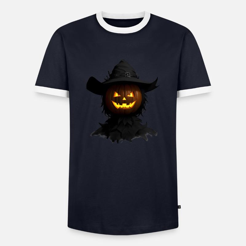Jack-o-lantern Men's Ringer Shirt