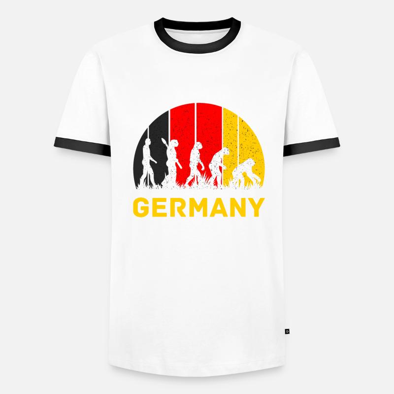 Evolution Germany Deutschland Men's Ringer Shirt
