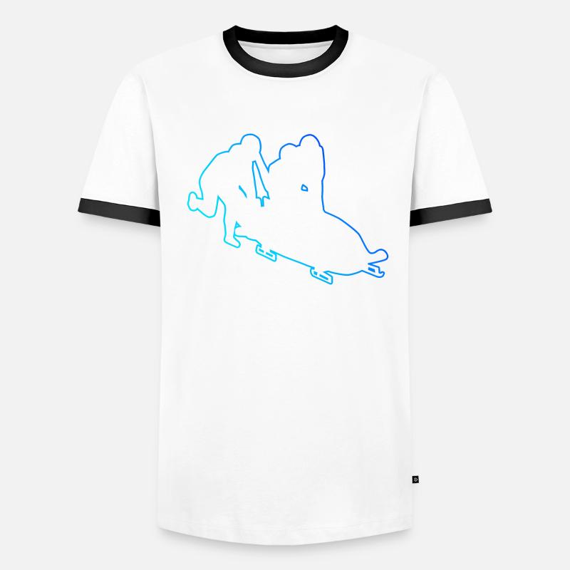 Bobsleigh Track Bobsleigh Bobsleigh Two-Man Bobsleigh Women Bobsleigh Men's Ringer Shirt
