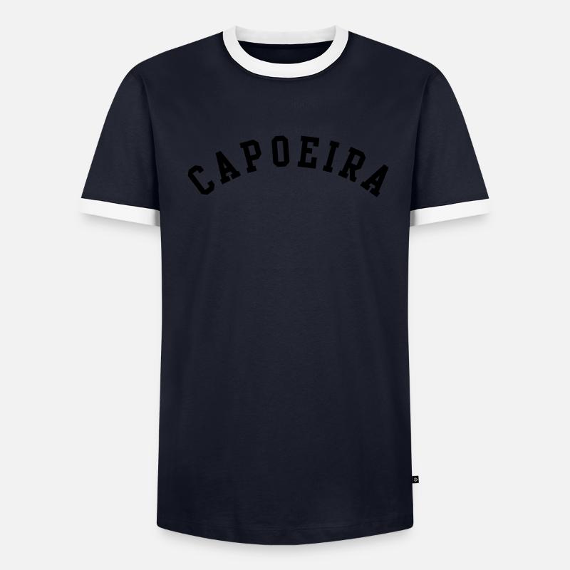 Capoeira Curved Logo T-shirt contrasté Homme