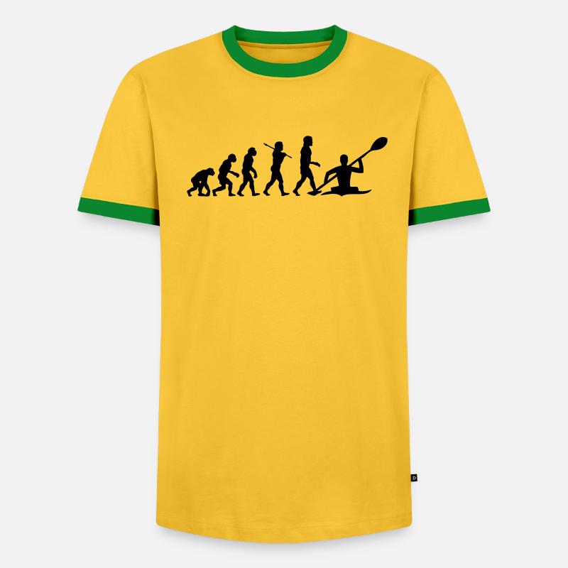 Kayaking - Kayak Evolution - Men's Ringer Shirt - undefined