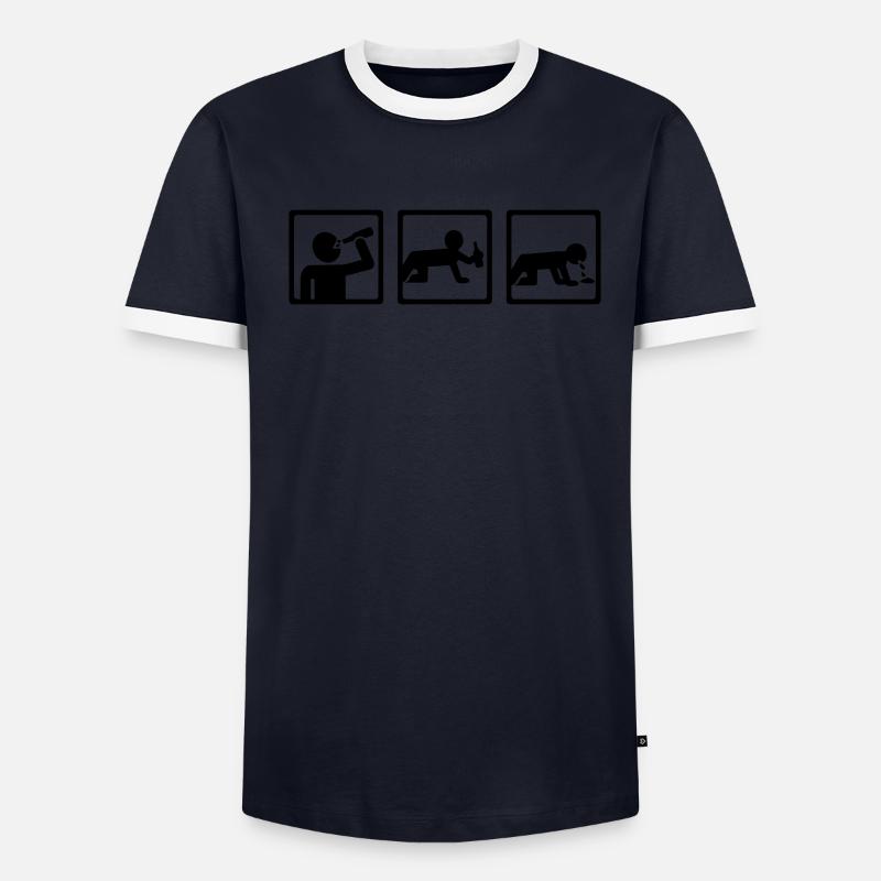 Alcool T-shirt contrasté Homme