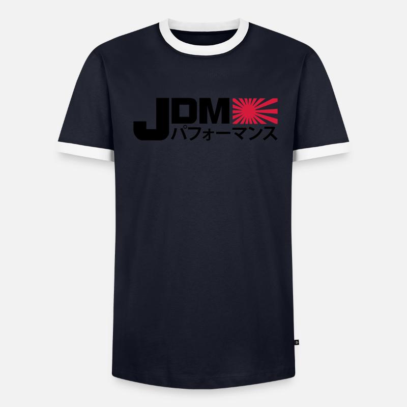 JDM Performance Männer Kontrast-T-Shirt