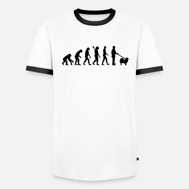 Spitz Männer Kontrast-T-Shirt