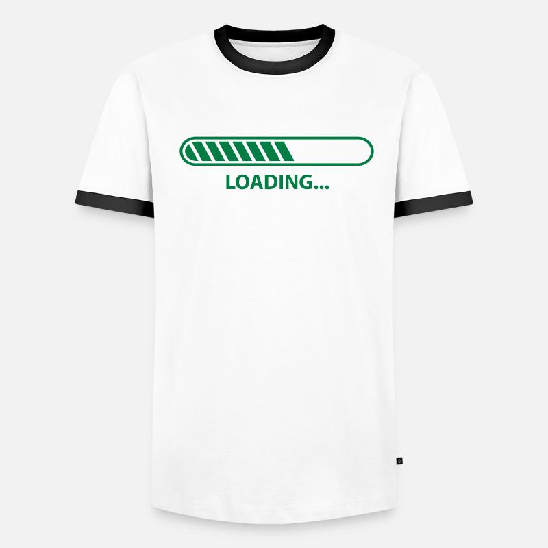 Loading Progress Männer Kontrast-T-Shirt