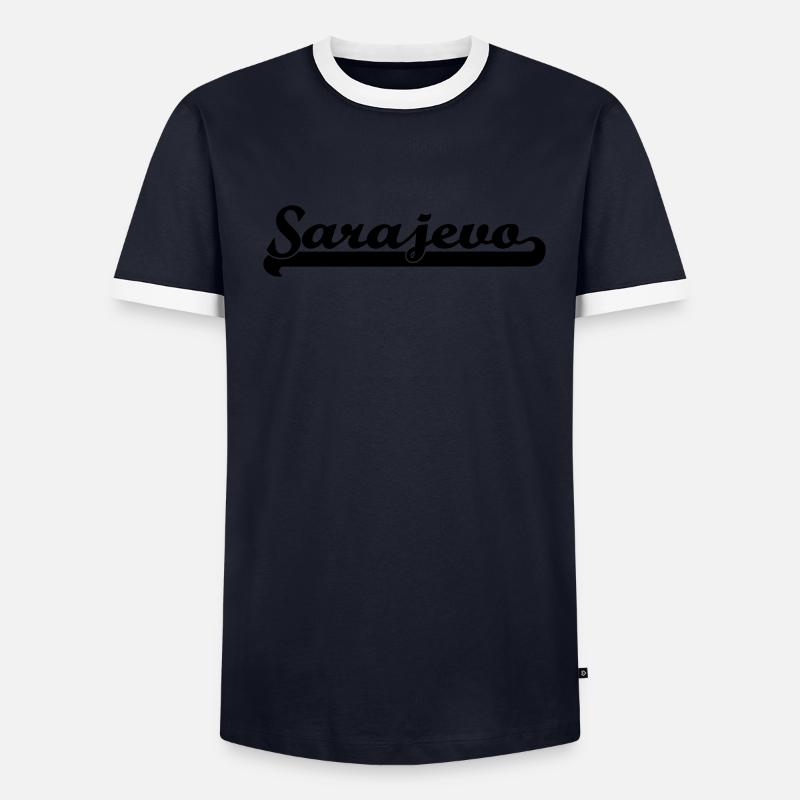 sarajevo writing Men's Ringer Shirt