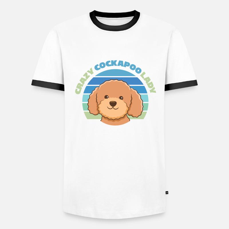 Cockapoo Männer Kontrast-T-Shirt