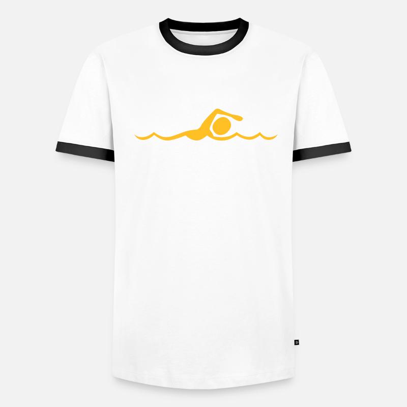 flotter T-shirt contrasté Homme