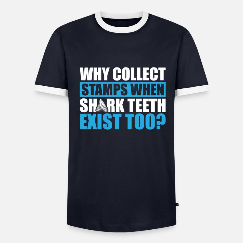 Dent de requin T-shirt contrasté Homme