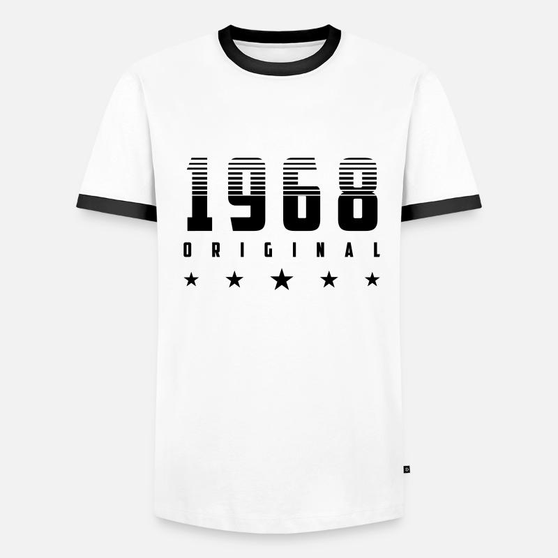 | changeable de couleur Original 1968 Année de naissance T-shirt contrasté Homme