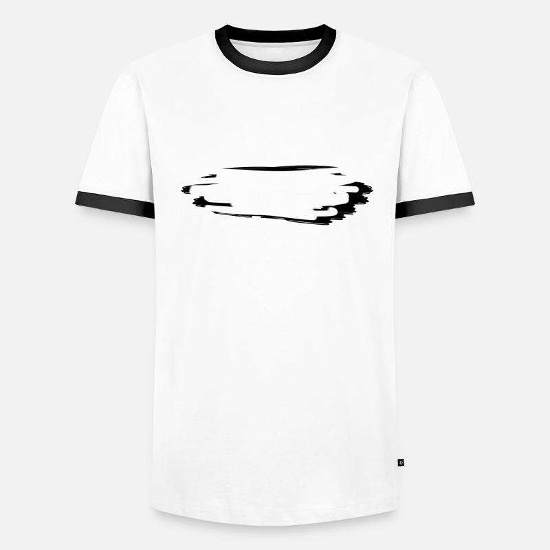 Dash Symbol Cracks Men's Ringer Shirt
