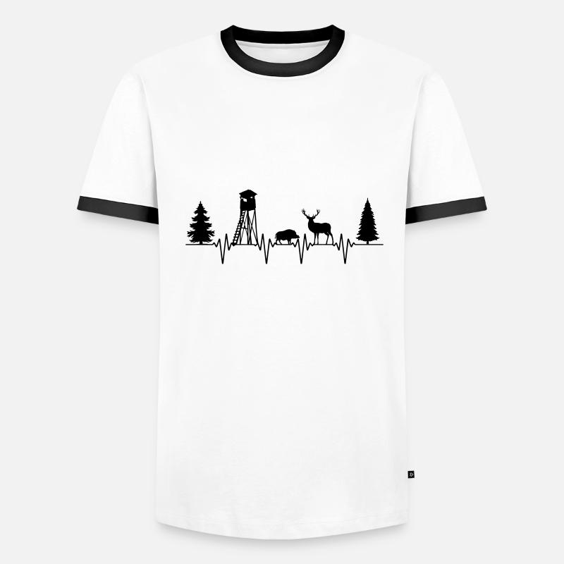 | changeable de couleur Hunter High Heartbeat Pulse T-shirt contrasté Homme