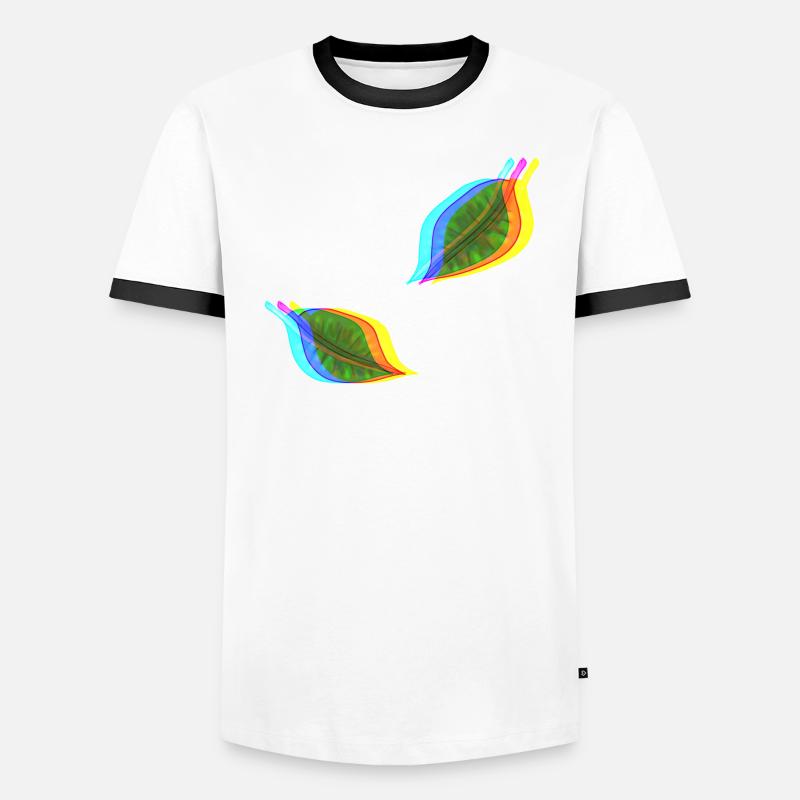 sheet sheet effect 3d Men's Ringer Shirt