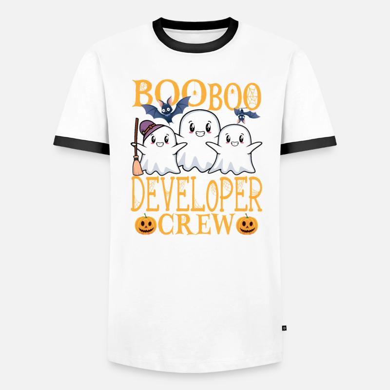 Developer Software Developer Computer Scientist Coder Men's Ringer Shirt