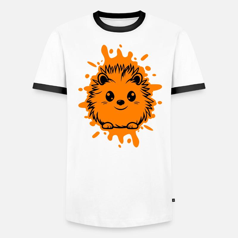 Hérisson, Animal, Bébé T-shirt contrasté Homme