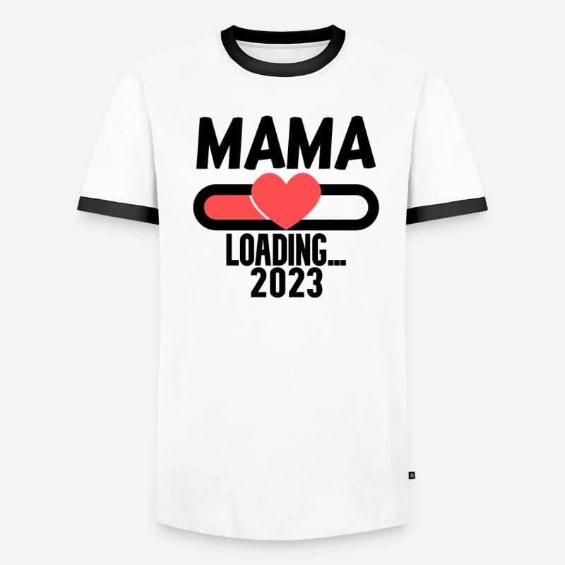 Maman 2023 - Mère en devenir 2023 loading T-shirt contrasté Homme