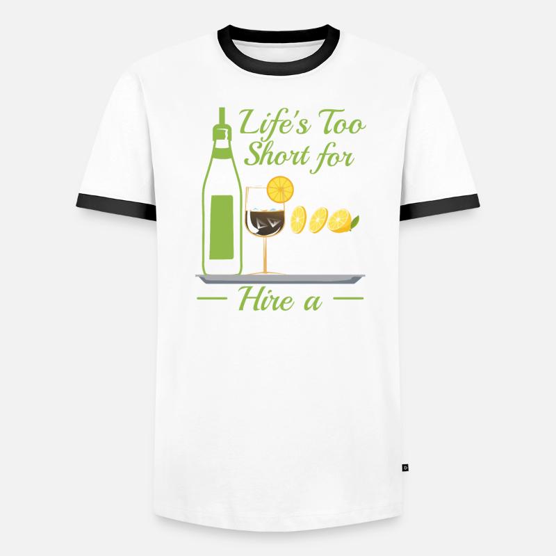 Boring Drinks Männer Kontrast-T-Shirt