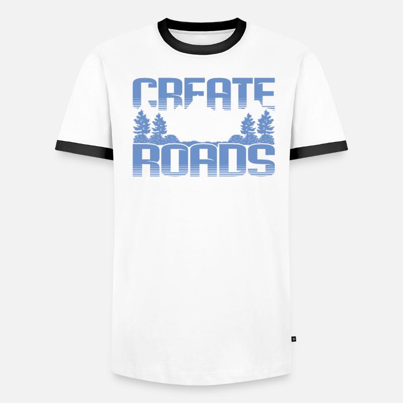 Create roads Men's Ringer Shirt
