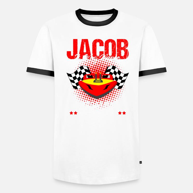 Conception de bateaux de course pour les courses de dragsters T-shirt contrasté Homme