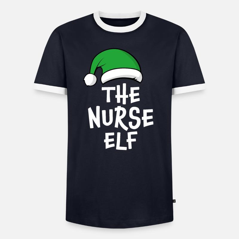 Die Krankenschwester Elf - Männer Kontrast-T-Shirt - undefined