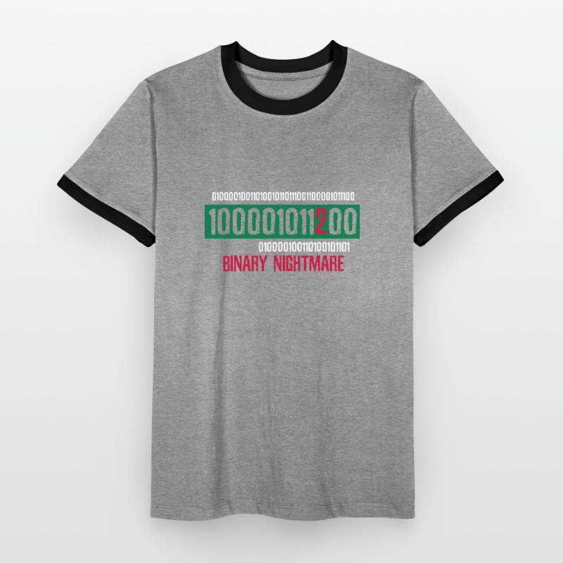 Geek Coder Coding Nerd Geschenk Männer Kontrast-T-Shirt