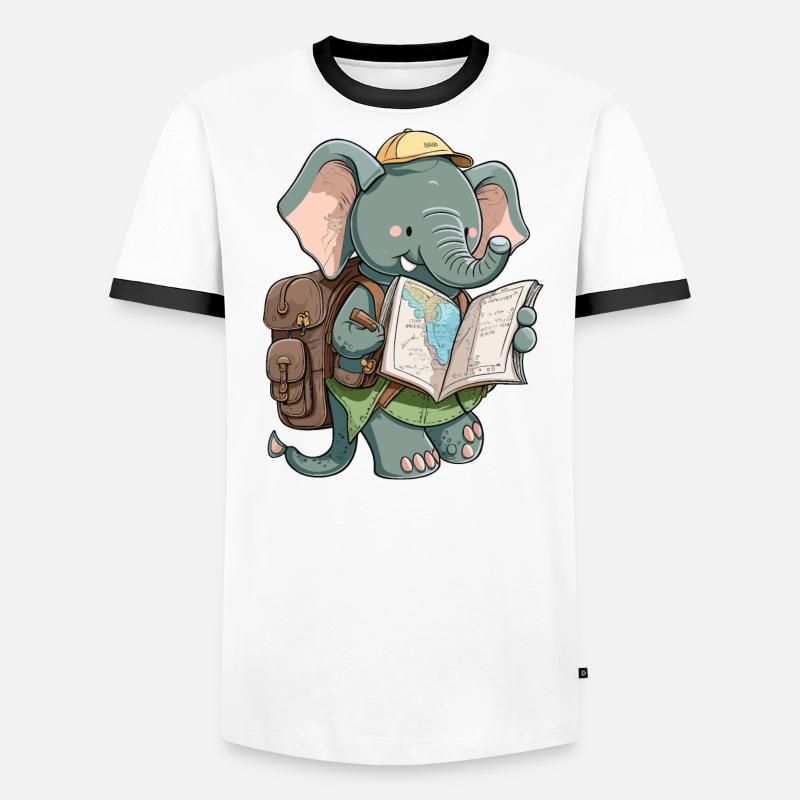 Elephant Explorer Men's Ringer Shirt