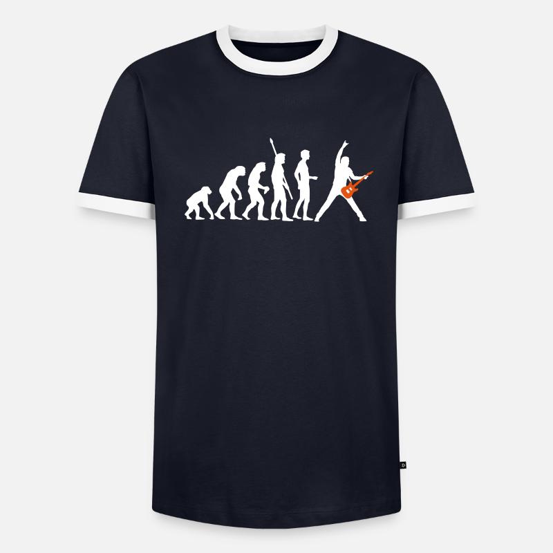 evolution_guitar_a_2c Men's Ringer Shirt