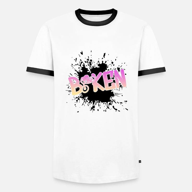 Bicycle Männer Kontrast-T-Shirt