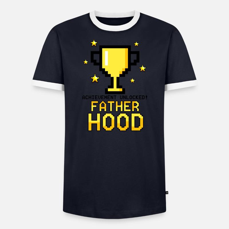 Succès Déverrouillé Père Capuche T-shirt contrasté Homme