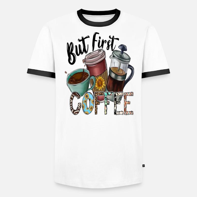 But First Coffee Men's Ringer Shirt