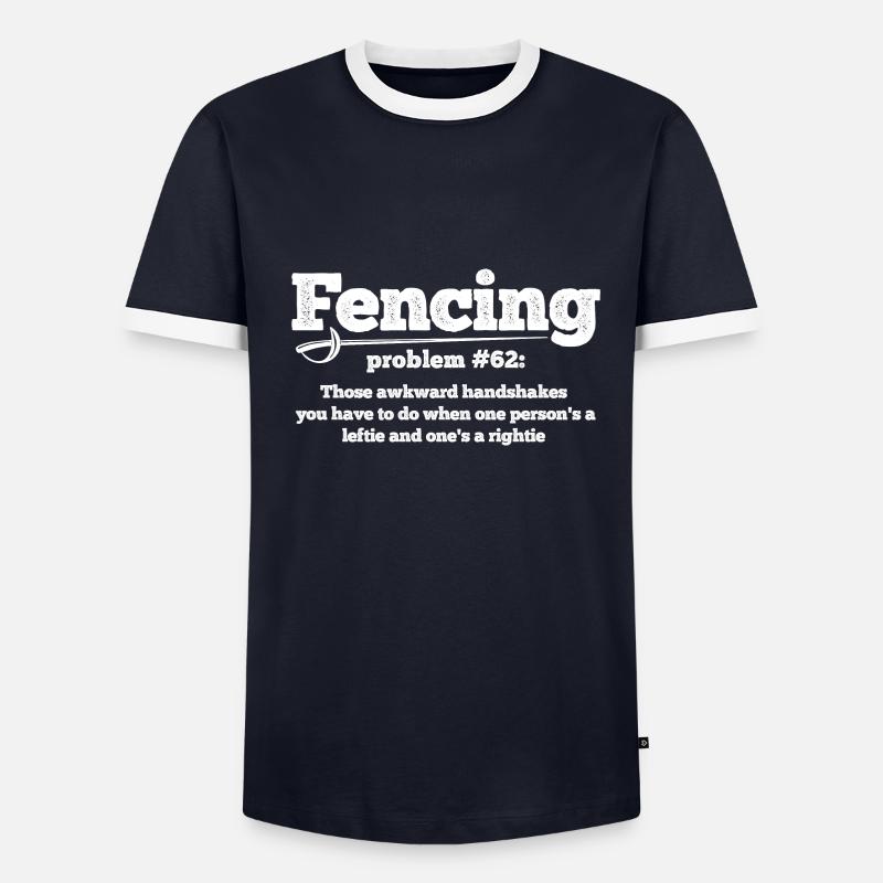 Fechten Männer Kontrast-T-Shirt