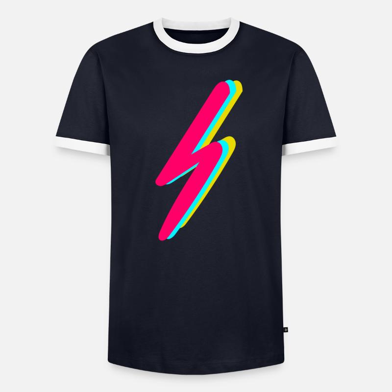 lightning Men's Ringer Shirt