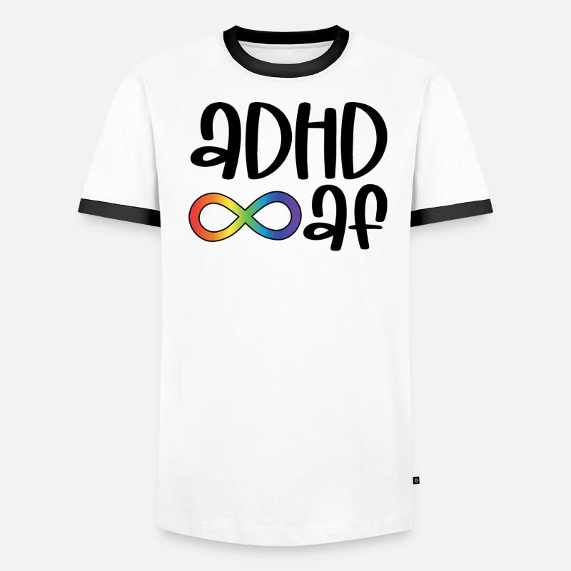 ADHS Männer Kontrast-T-Shirt