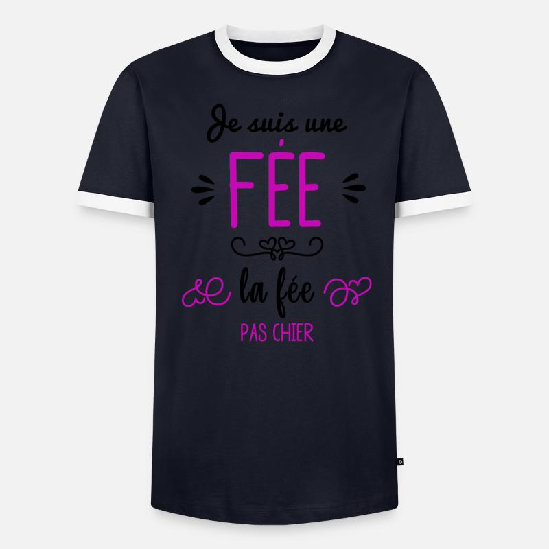 La fée pas chier T-shirt contrasté Homme
