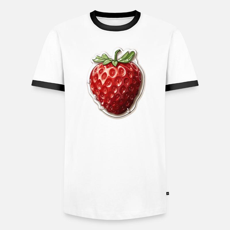 Fraise - illustration T-shirt contrasté Homme