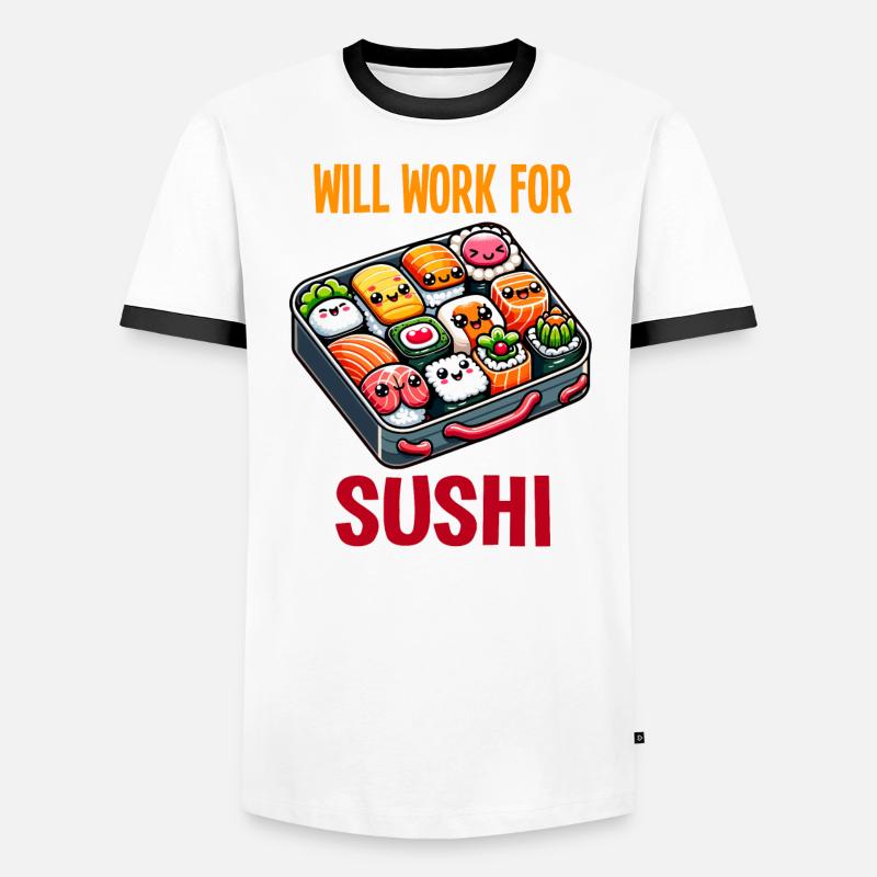 Fonctionnera pour Sushi T-shirt contrasté Homme