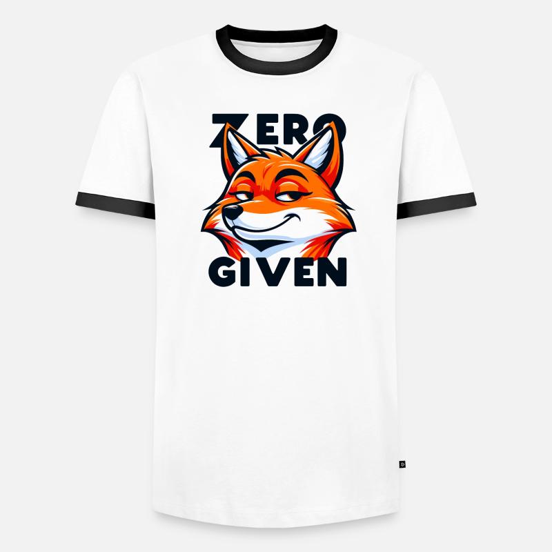 Zero Given - Fox Illustration Men's Ringer Shirt