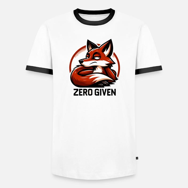 Zero Given - Fox Illustration Men's Ringer Shirt