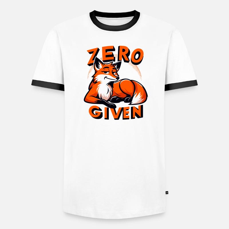 Zero Given - Fox Illustration Men's Ringer Shirt